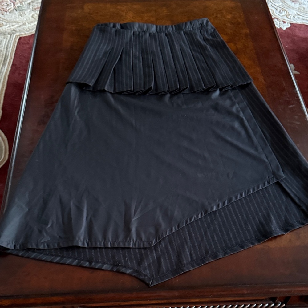 Chic Black A-Line Skirt
